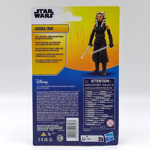 STAR WARS Epic Hero Series Ahsoka Tano 4-Inch Action Figure & 2 Accessories NEW - Picture 2 of 2